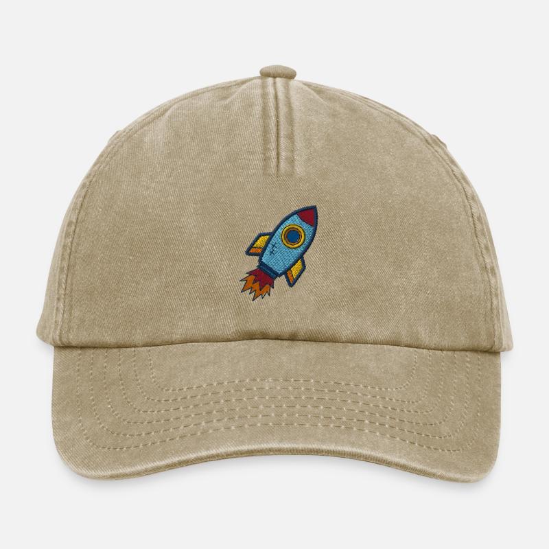 Spaceship - Relaxed Vintage Cap - Vintage Beige