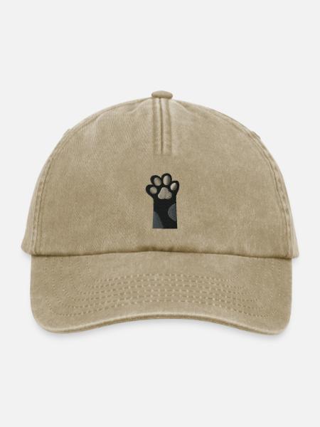 Cat toes - Relaxed Vintage Cap - Vintage Beige