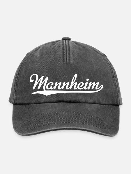 Mannheim - Relaxed Vintage Cap - Vintage Schwarz