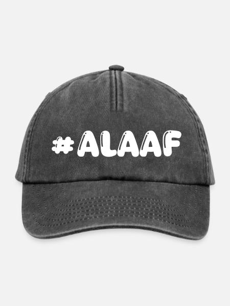 alaaf - Relaxed Vintage Cap - Vintage Schwarz