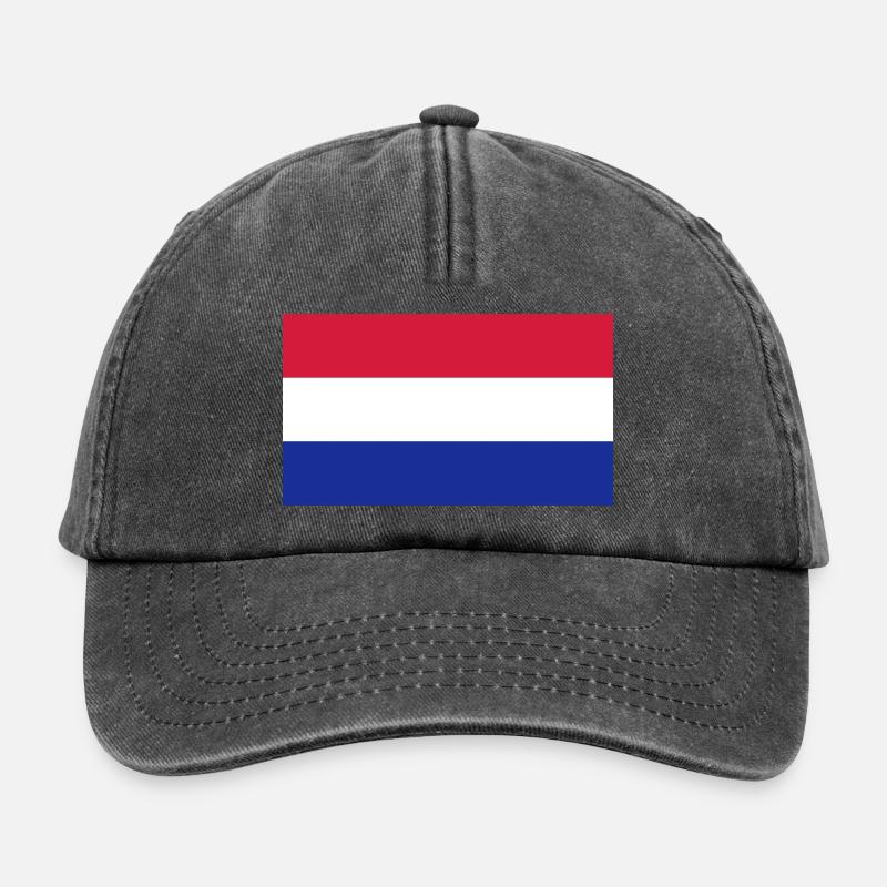 Netherlands - Relaxed Vintage Cap - vintage black
