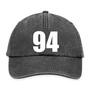 94 - Relaxed Vintage Cap - vintage black - Front