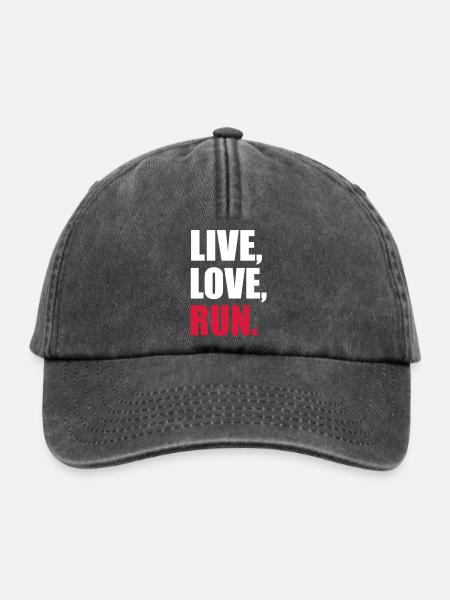 laufen - Relaxed Vintage Cap - Vintage Schwarz