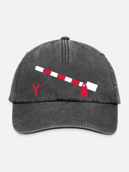 Schranke - Relaxed Vintage Cap - Vintage Schwarz