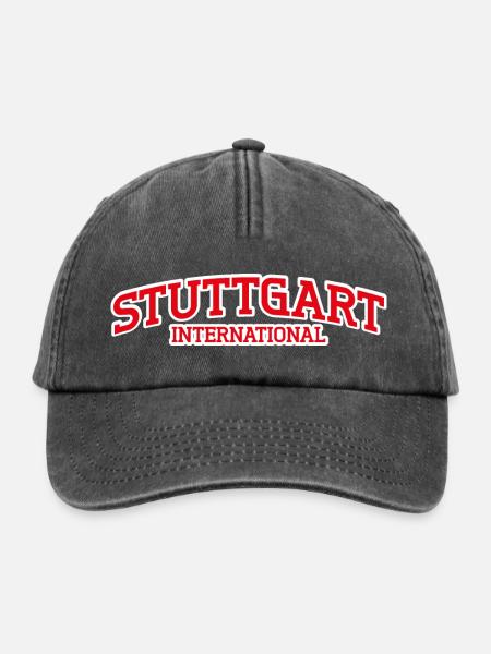 Stuttgart International - Relaxed Vintage Cap - Vintage Schwarz
