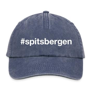 SPITSBERGEN Norvège Norge Norwegen - Casquette vintage décontractée - vintage bleu jeans - Devant