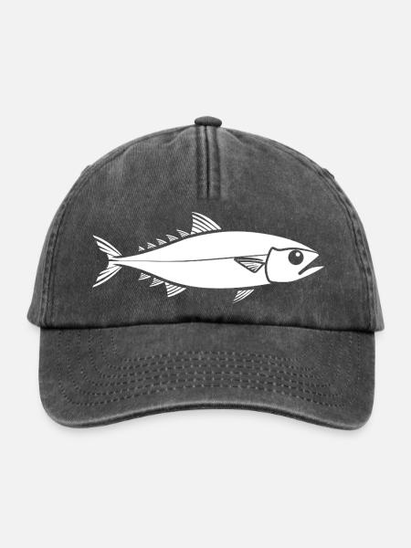 Forelle - Relaxed Vintage Cap - Vintage Schwarz