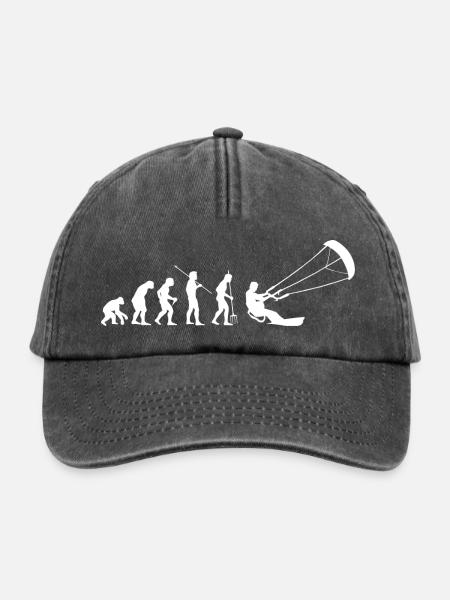 Kitesurfen Kitesurf Kitesurfer Kiteboard - Relaxed Vintage Cap - Vintage Schwarz