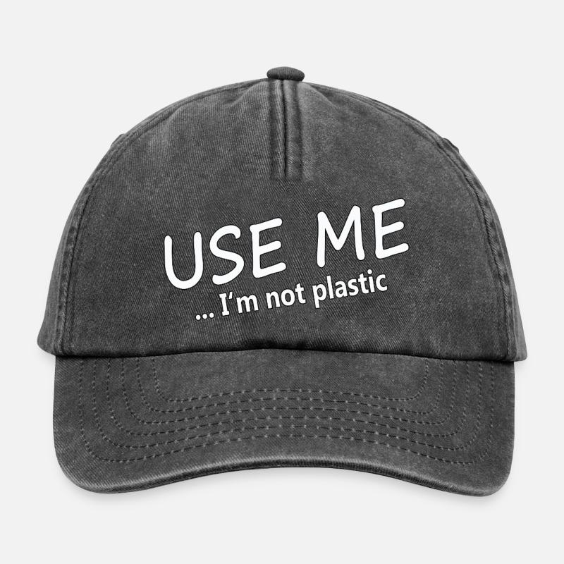 USE ME - Relaxed Vintage Cap - vintage black