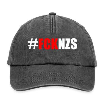 Fck nzs - Relaxed Vintage Cap - Vintage Schwarz - Vorne