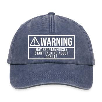 Donut - Relaxed Vintage Cap - vintage denim - Front