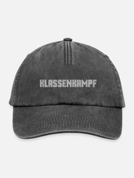Klassenkampf - Relaxed Vintage Cap - Vintage Schwarz