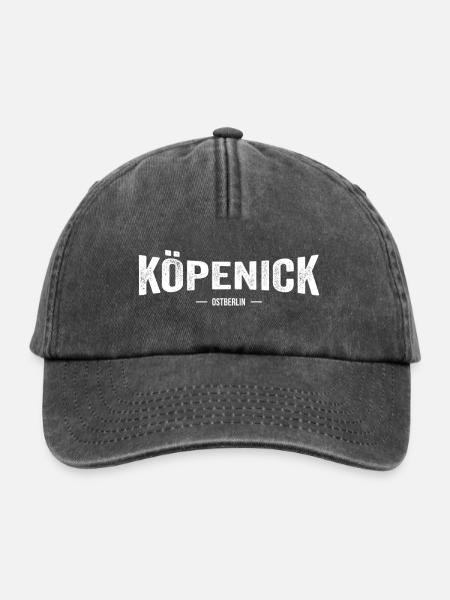 Köpenick Ostberlin - Relaxed Vintage Cap - Vintage Schwarz