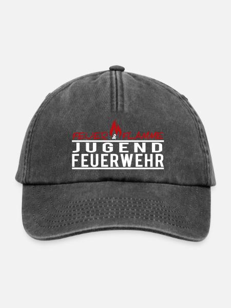 Jugendfeuerwehr - Relaxed Vintage Cap - Vintage Schwarz