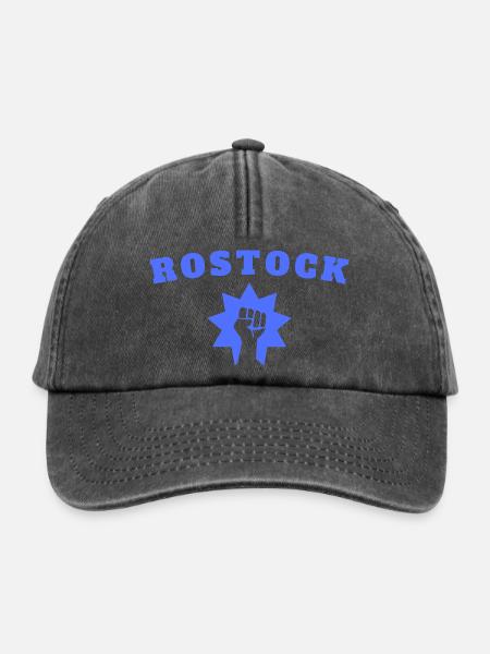 Rostock - Relaxed Vintage Cap - Vintage Schwarz
