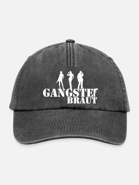 gangster braut - Relaxed Vintage Cap - Vintage Schwarz