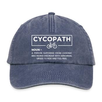 Cyclopath Ride Free Tee - Relaxed Vintage Cap - vintage denim - Front