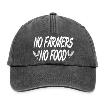 Bauer - Relaxed Vintage Cap - Vintage Schwarz - Vorne