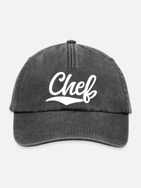 Chef - Relaxed Vintage Cap - Vintage Schwarz