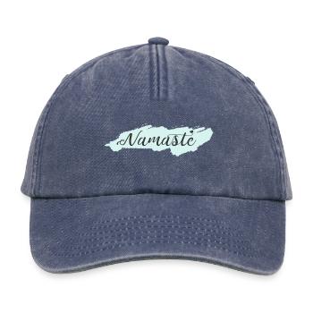 namaste - Relaxed Vintage Cap - vintage denim - Front
