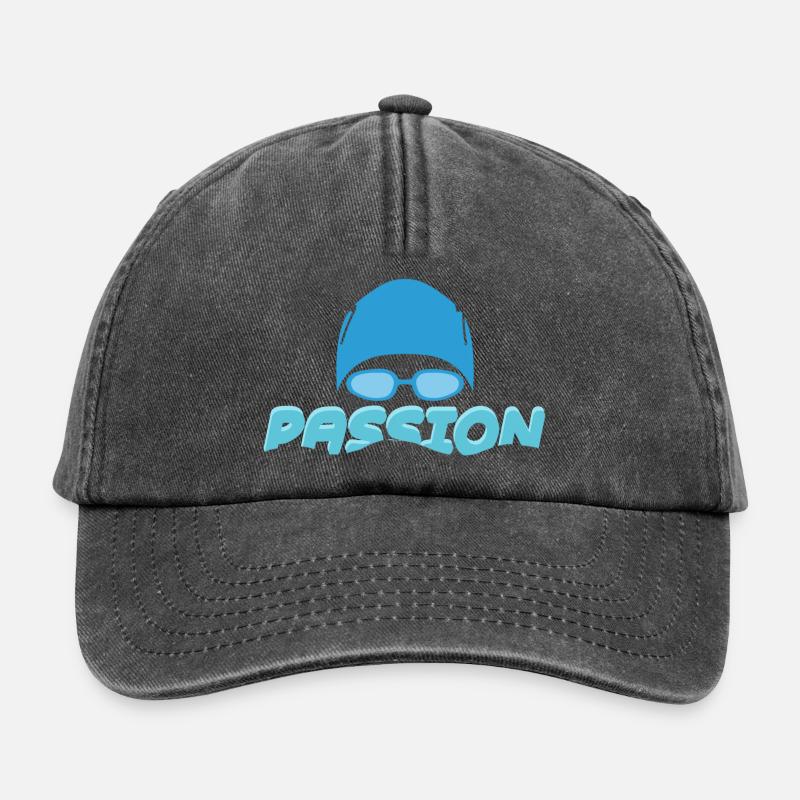 Swim - Relaxed Vintage Cap - Vintage Schwarz