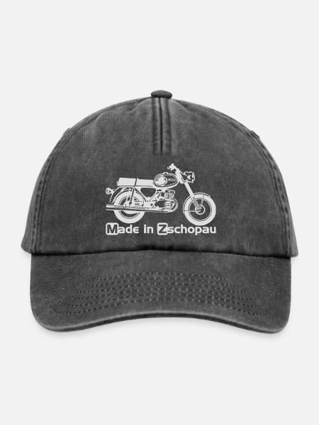 MZ TS250 Zschopau - Relaxed Vintage Cap - Vintage Schwarz