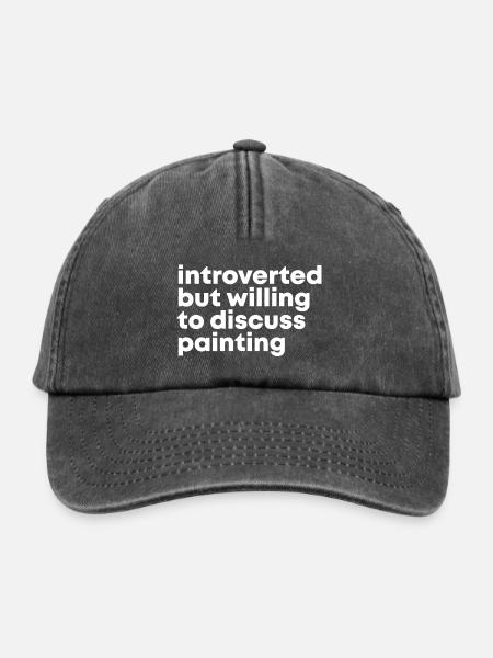 Maler Maler Maler Maler - Relaxed Vintage Cap - Vintage Schwarz