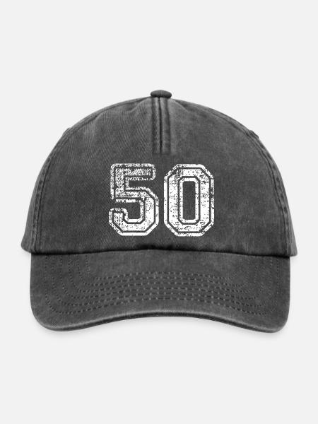 50 - Relaxed Vintage Cap - Vintage Schwarz