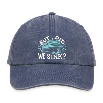 Kreuzfahrtschiff Kreuzfahrt - Relaxed Vintage Cap - Vintage Denim - Vorne