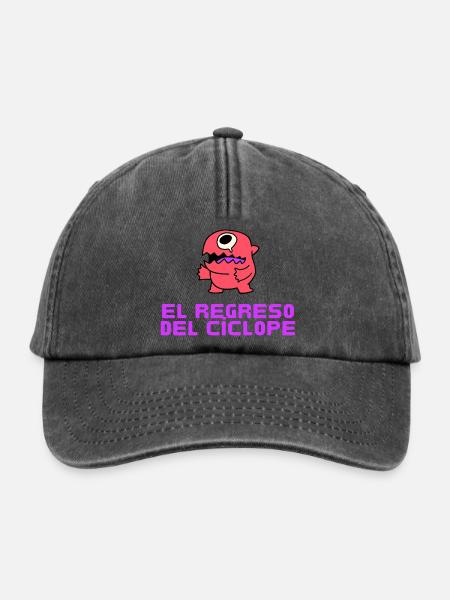 El regreso del Ciclope - Relaxed Vintage Cap - Vintage Schwarz