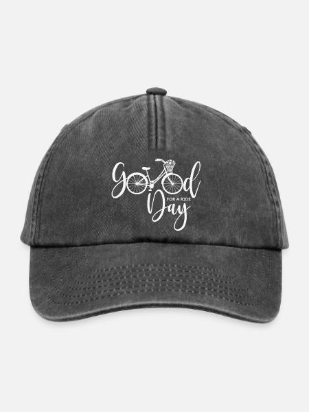 Fahrrad - Relaxed Vintage Cap - Vintage Schwarz