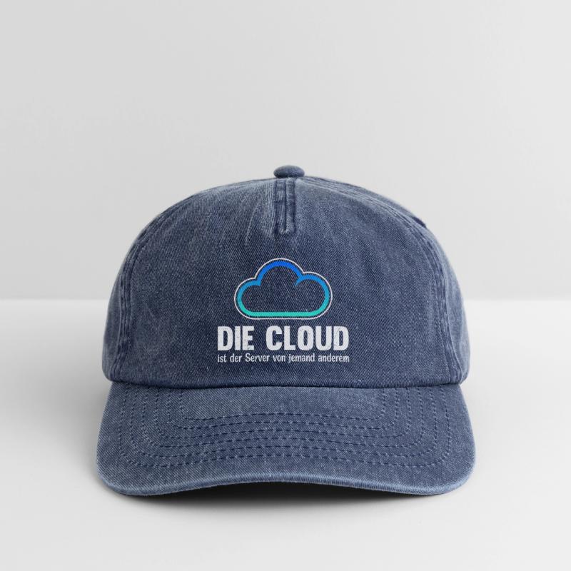 Coder THE CLOUD IS SOMEONE ELSE'S SERVER Relaxed Vintage Cap