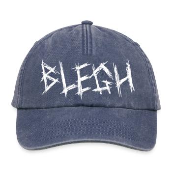 Blegh Metalcore Deathcore - Relaxed Vintage Cap - Vintage Denim - Vorne