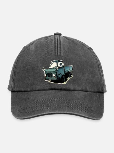 Multicar M22 - Relaxed Vintage Cap - Vintage Schwarz