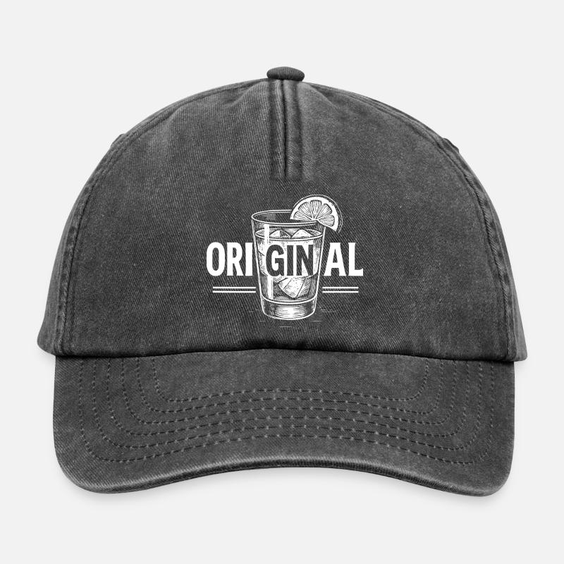 Original: Perfekte Geschenkidee für Jedermann! - Relaxed Vintage Cap - Vintage Schwarz