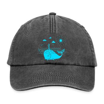 SOUPER - Casquette vintage décontractée - noir vintage - Devant
