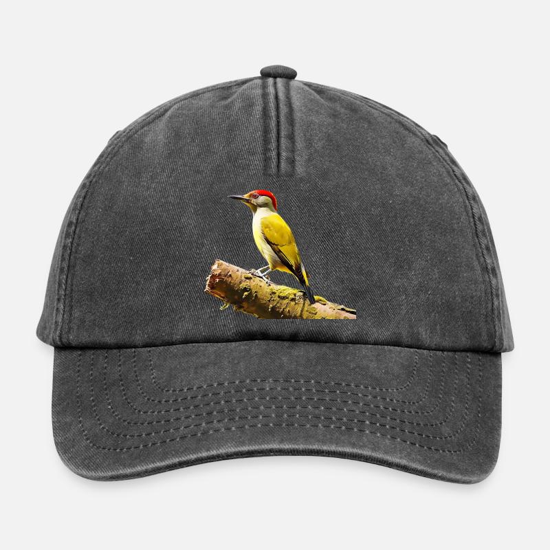 Pic vert - Casquette vintage décontractée - noir vintage