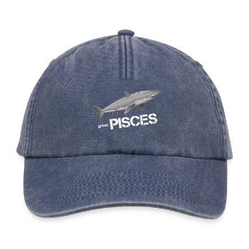 Pisces Zodiac sign Pisces - Relaxed Vintage Cap - vintage denim - Front