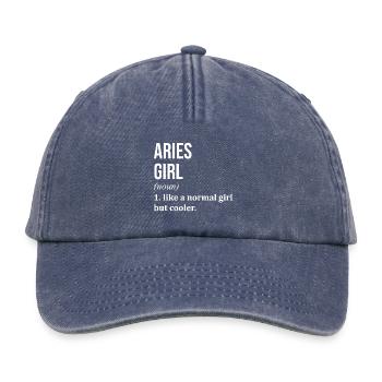 Widder - Relaxed Vintage Cap - Vintage Denim - Vorne