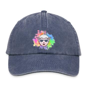 Shepherd Sheep - Relaxed Vintage Cap - vintage denim - Front