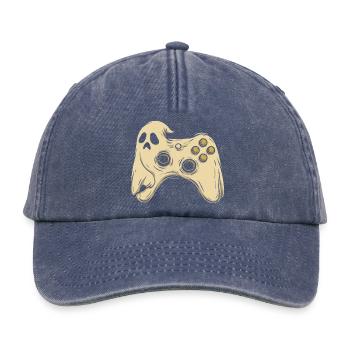 Geisterpad Retro Arcade - Relaxed Vintage Cap - Vintage Denim - Vorne