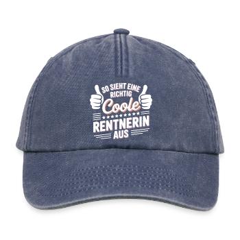 Voilà à quoi ressemble un retraité vraiment cool - Casquette vintage décontractée - vintage bleu jeans - Devant