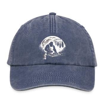 Bigfoot Butcher - Relaxed Vintage Cap - vintage denim - Front