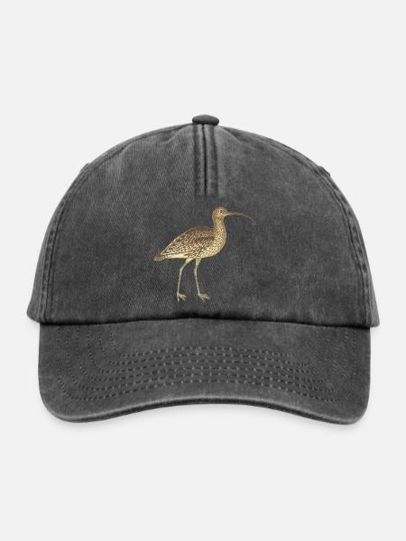 Vogel - Relaxed Vintage Cap - Vintage Schwarz