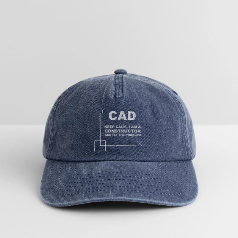 CAD Keep Calm Constructor Engineering Casquette vintage décontractée