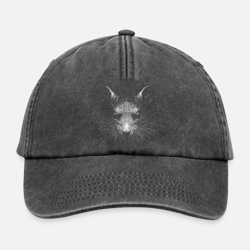Rat - Casquette vintage décontractée - noir vintage