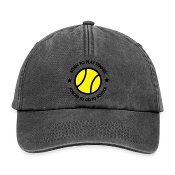 Tennis Kid - Casquette vintage décontractée - noir vintage - Devant
