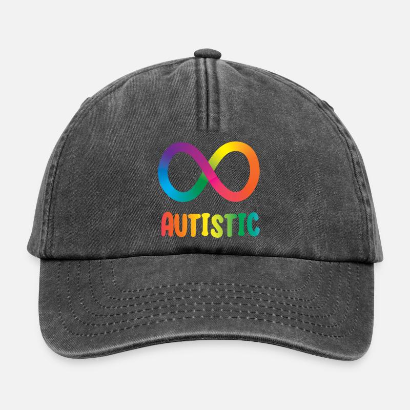 Autistic Infinity - Relaxed Vintage Cap - vintage black