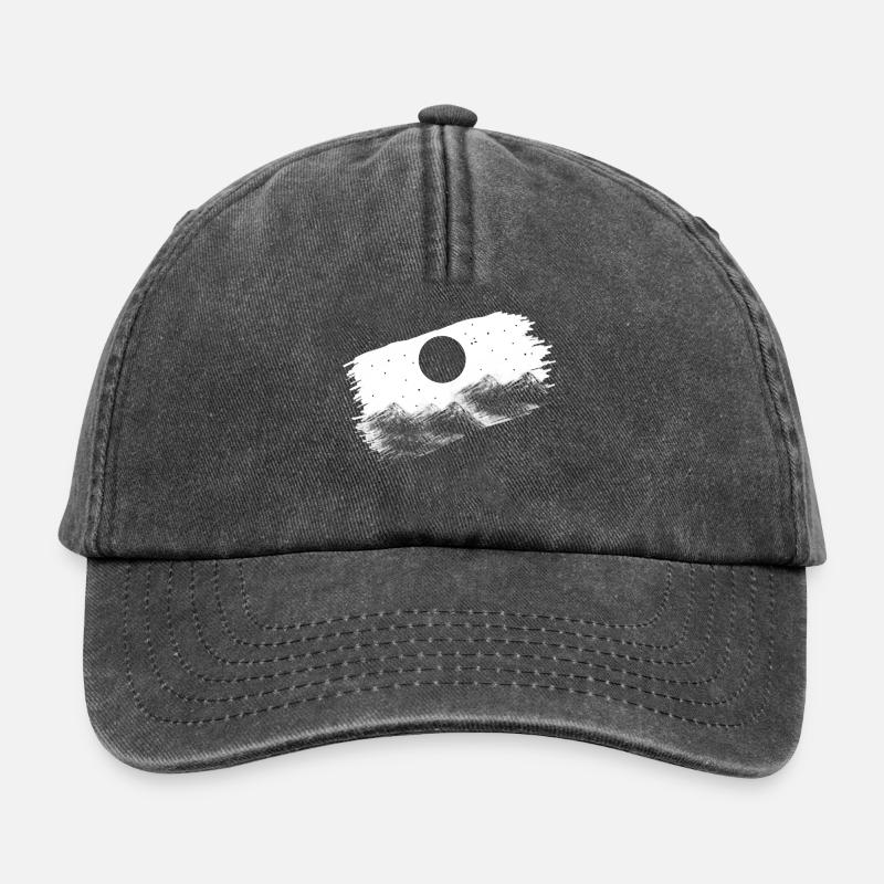 mountain - Relaxed Vintage Cap - vintage black