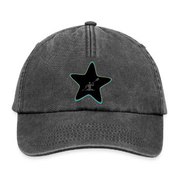 Kajak Stern - Relaxed Vintage Cap - Vintage Schwarz - Vorne